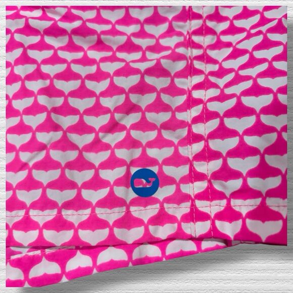Vineyard Vines Women’s Bright Pink Whale Tail Performance Shorts M - Picture 9 of 9